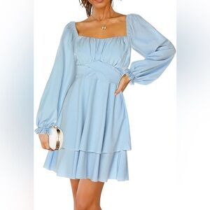 Light blue dress, size small, long sleeve
